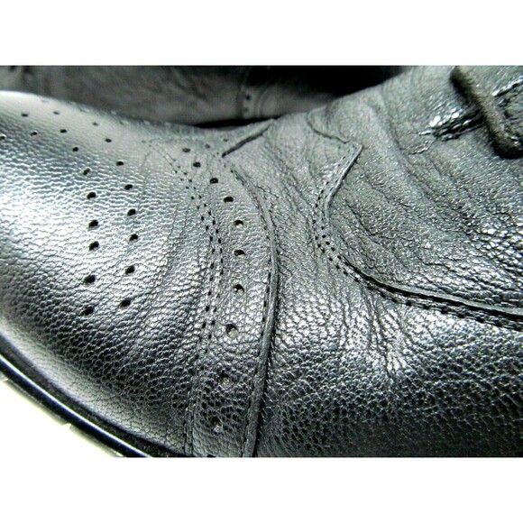 Peluso Black Leather Wingtip Oxfords Mens Size US 9 EUR 40 - Picture 9 of 9